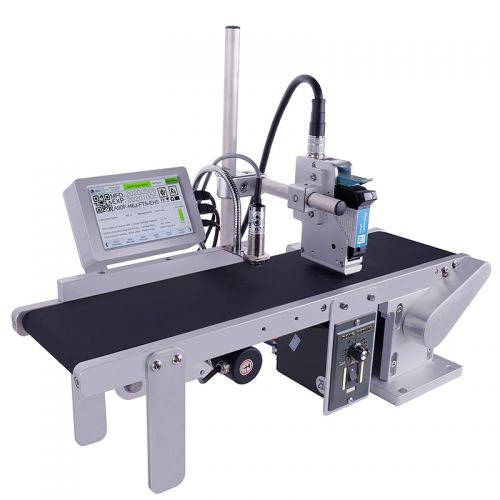 Máy in phun nhiệt tự động HC100 (12.7 mm, kèm băng tải mini)